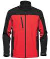 BHS-3 Stormtech Cascades Soft Shell Jacket Bright Red / Black colour image